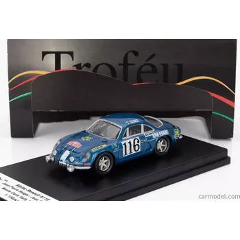 autíčko Trofeu Renault Alpine A110 (night Version) N 116 Rally Montecarlo 1971 Jean Pierre Rouget - Jean Sarrus 1:43 Blue