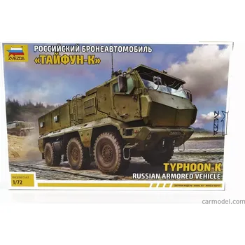 Volný čas Zvezda Kamaz Typhoon K Military Tank Truck 2014 1:72 /