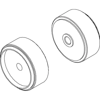 RC náhradní díl Turbo Racing zadní kola C64 2ks