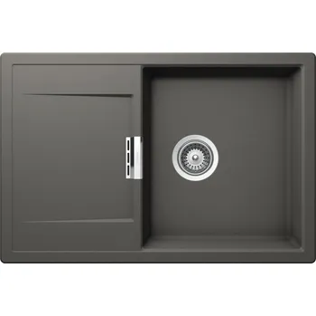 Granitový dřez Schock MONO D-100 Silverstone montáž do roviny MOND100FBSIL + Sleva 10% při zadání kódu "ZIMA10"