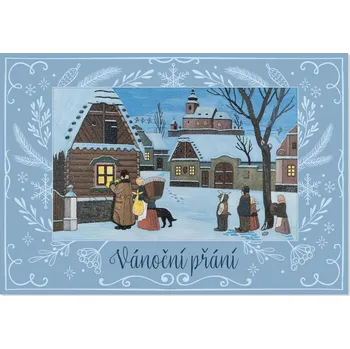 Vánoční přání Josef Lada - Koledníci
