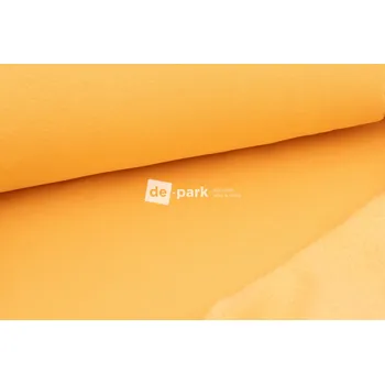 Počesaná teplákovina silná - tmavá vanilková