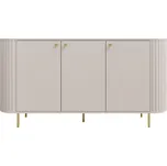 Stolarz Lempert Komoda OVALIO 3F Zvolte dekor: Pískově béžová