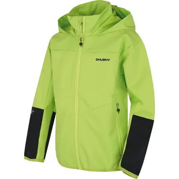 Chlapecká bunda Husky Dětská softshell bunda Sonny K 140-146, jasně zelená