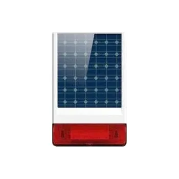 Venkovní osvětlení iGET SECURITY P12 - venkovní solární siréna, obsahuje také dobíjecí baterii, pro alarm M3B a M2B 75020212