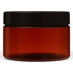 Farm.inc Plastová dóza hnědá 300 ml s černým uzávěrem