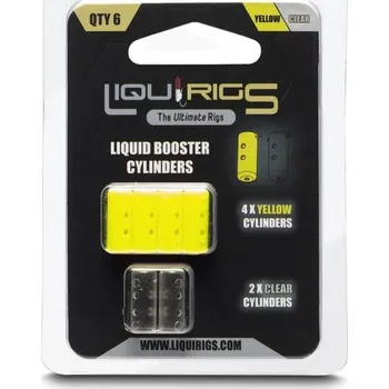 Sportcarp Liquirigs booster kapsle Liquid Cylinders 4+2 ks Varianta: žlutá/čírá (LBCY)