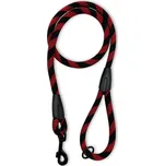 PafDog® Klasické vodítko s poutkem na ruku, 14 mm, 5 délek, extra pevné ČERVENO-ČERNÉ DÉLKA VODÍTKA: 5 metrů