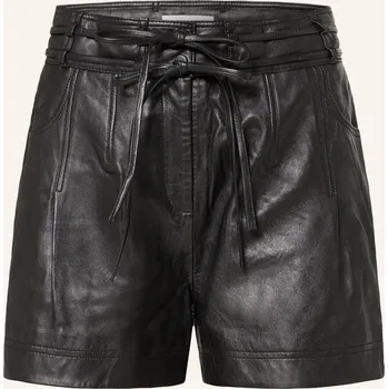 Dámské kraťasy Ba&Sh Dámské Kožené Šortky Ayra, černá, 34