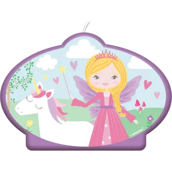 Dortová svíčka Svíčka dortová Princezna s jednorožcem