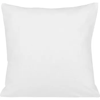 Povlak na dekorativní polštářek JERSEY POVLEČENÍ NA POLŠTÁŘ 001 40X40 CM BÍLÁ