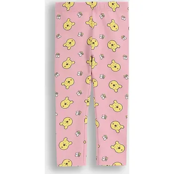 Kojenecké legíny s bavlnou Coccodrillo růžová barva, LICENCE GIRL ZC5122102LGD 30X, vel. 80