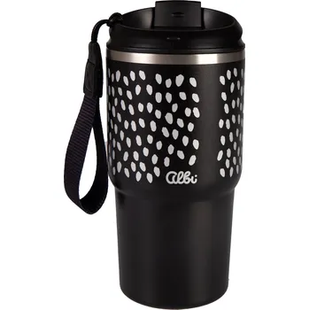 Termohrnek Černý termohrnek Deluxe 500 ml