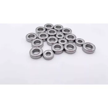 RC náhradní díl SWORKz ELEKTRO Competition sada kuličkových ložisek s kovovou prachovkou, 18 ks.
