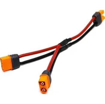 RC náhradní díl Spektrum paralelní Y-kabel IC3 baterie / 2x IC3 přístroj 15cm 13AWG