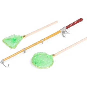 RC náhradní díl Kavan Set rybářský prut a síťka expedice 1/10