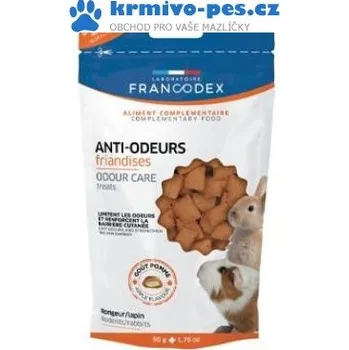 Krmivo pro hlodavce Francodex Pochoutka Odour care hlodavci 50g