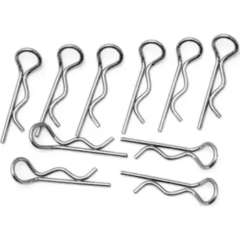 HOBBYTECH Universální sponky karoserie 1/8 (10 ks.)