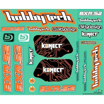 RC náhradní díl HOBBYTECH Nálepky BXR.S2
