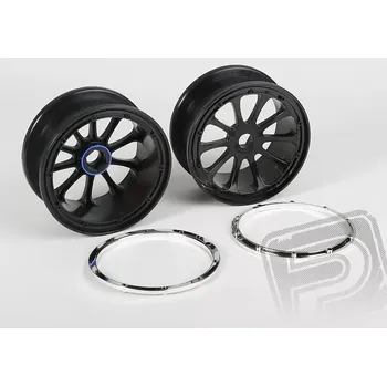 RC náhradní díl Himoto Disky, BUGGY, 2ks, černé 1/5