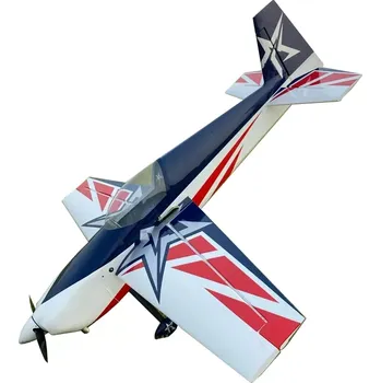RC model letadla AJ Aircraft RC letadlo 103" Slick 540 ARF, červená/modrá