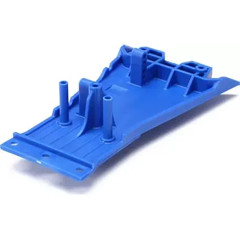 RC náhradní díl Traxxas spodní kryt LCG šasi modrý