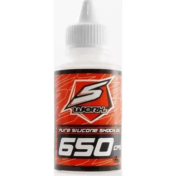 RC náhradní díl SWORKz silikonový olej tlumičů 650Cps, 60ml, 1 ks.