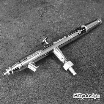 Stříkací pistole Bittydesign Michelangelo bottle-feed airbrush dual-action Airbrusch pistole