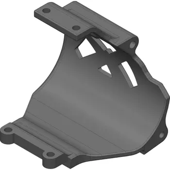 RC náhradní díl Team Corally Zadní plastová ochrana motoru - kompositový plast, 1 ks.