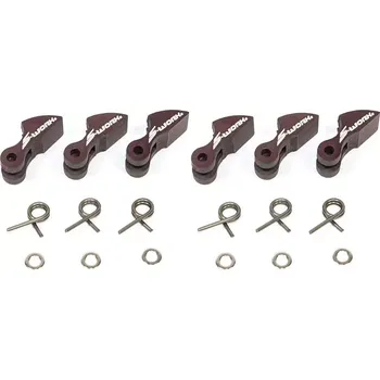 RC náhradní díl SWORKz hliníkové spojkové obložení s 1,0mm pružinamy "TORNADO II", 6 + 6 ks.