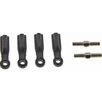 RC náhradní díl GM RACING Nastavitené vrchní přední ramena, 2 ks.