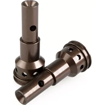 RC náhradní díl Ultimate Racing RC8 odlehčené alu CVD zadní osy (2 ks.)