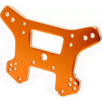 RC náhradní díl Traxxas věž předních tlumičů hliníková oranžově eloxovaná