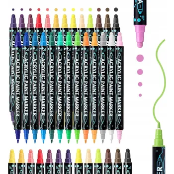 FIXY FIXY OBOUSTRANNÉ FIXY VODĚODOLNÉ POPISOVAČE SADA 6 KS