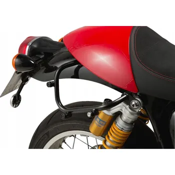 Zavazadlo na motocykl BOČNÍ NOSIČ SLC PRAVÝ SW-MOTECH TRIUMPH THRUXTON 1200 (16-), ČERNÝ