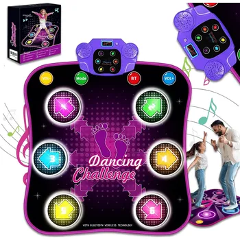 Hrací deka Dětská taneční PODLOŽKA s bluetooth, hudební hry, taneční PODLOŽKA se šipkami