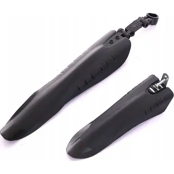 Blatník na kolo BLATNÍKY NA KOLO 24-28" PRO PŘEDNÍ A ZADNÍ KOLO SADA ČERNÉ