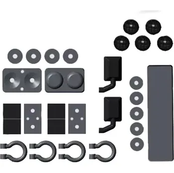 RC náhradní díl DF models Příslušenství karoserie pro DF-4J XXL Crawler