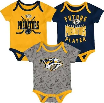 Chlapecké tričko Fanatics Bodýčko Nashville Predators 3PK Baby Set