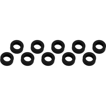 RC náhradní díl Ultimate Racing 3x6x2mm alu podložky černé (10 ks.)