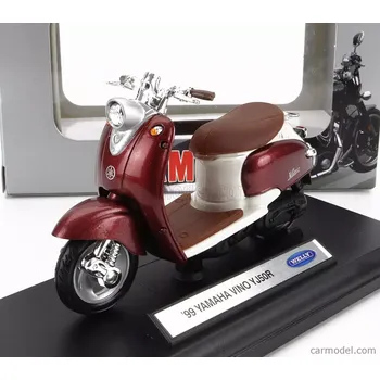autíčko Welly Yamaha Vino Yj50r Scooter 1:18 Měděný Krém