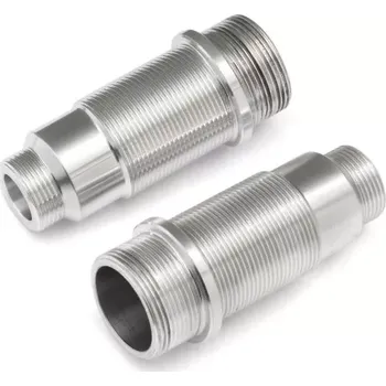 RC náhradní díl Maverick Hliníkové tělo tlumiče - Stříbrné (2ks)