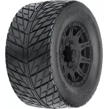 Modelářství Pro-Line kolo 3.8", pneu Street Fighter HP Belted, disk Raid H17 černý (2)