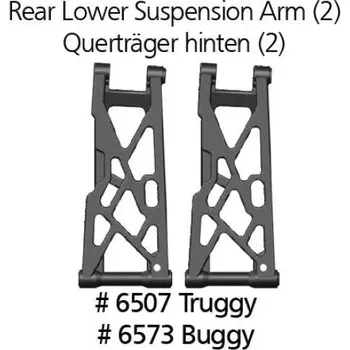 RC náhradní díl DF models 6507 Zadní ramena 2ks