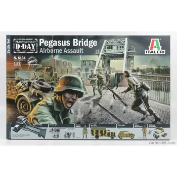 Plastikový model Italeri Accessories War Battle Set Pegasus Bridge Airborne Assault - 75th Anniversary D-day 1944-2019 1:72 /