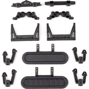 RC náhradní díl Associated CR12 parohy/držáky tlumičů a držáky nárazníku