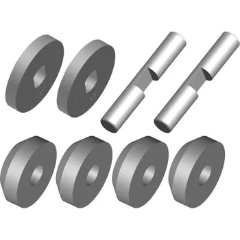RC náhradní díl Team Corally Kovové planetky diferenciálu a její osičky, 1 sada