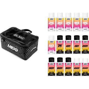 RC náhradní díl MIBO Racing Sada olejů pro 1/10 Offroad tlumiče/diferenciál vč. tašky