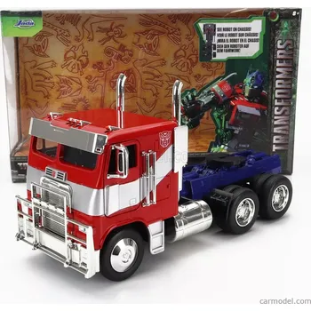 autíčko Jada Peterbilt 352 Tractor Truck 3-assi 1979 - Optimus Prime Transformers 1:24