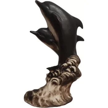 Delfíni 33 x 20 dekorace keramika